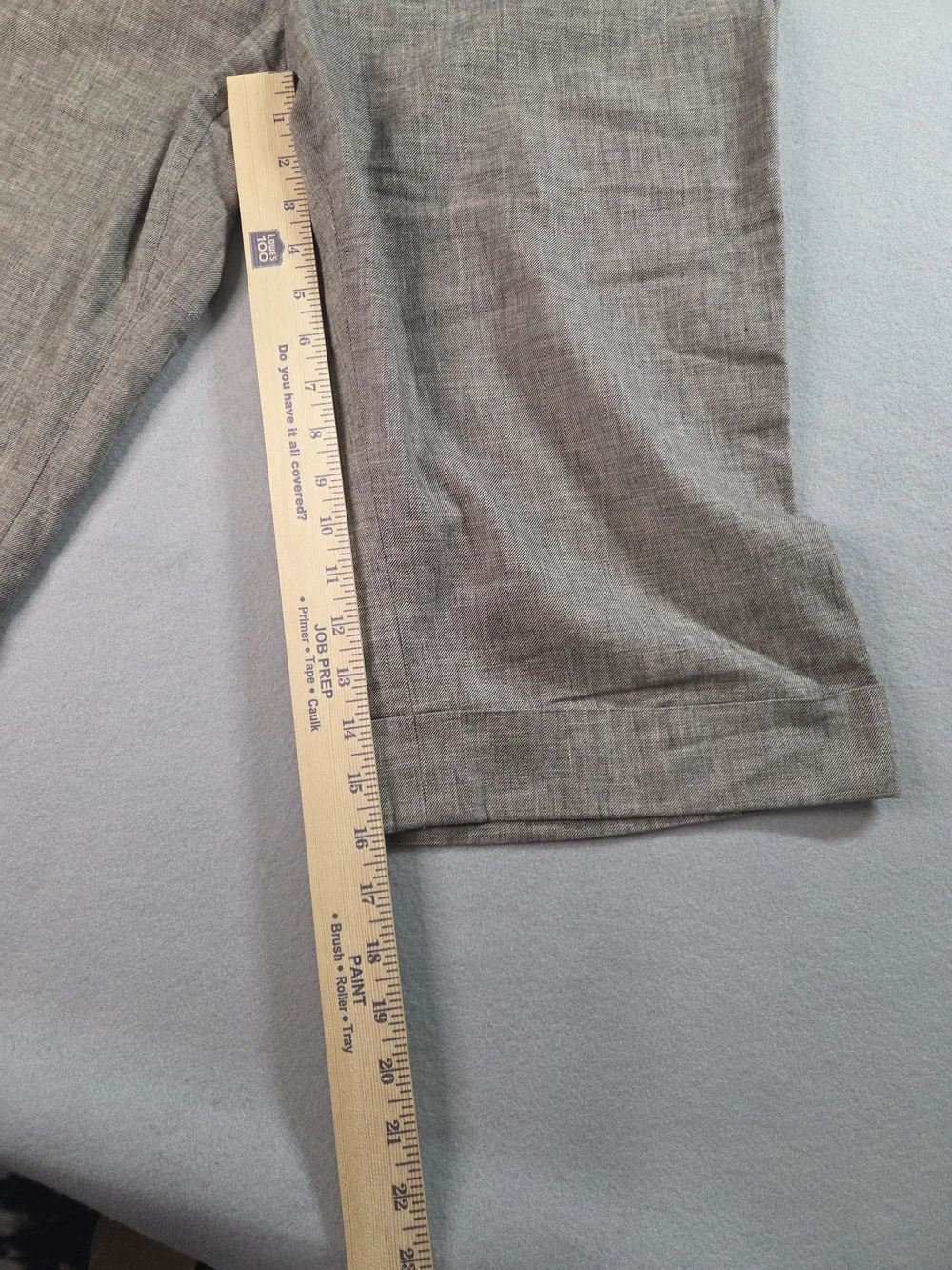 Banana Republic Contoured Fit Linen Capris Pants Brown Size 10